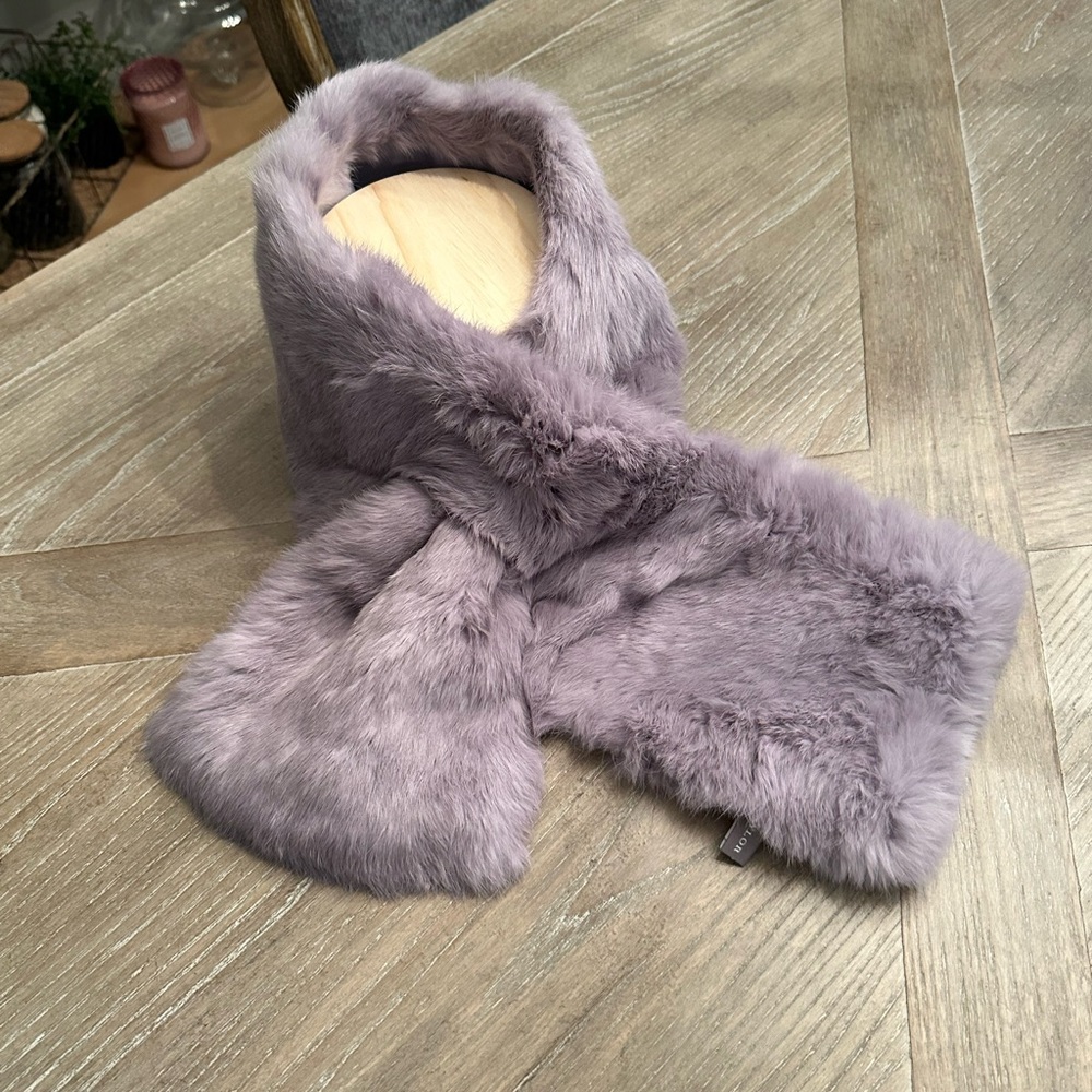 Ann Taylor Luxury Real Fur Scarf
